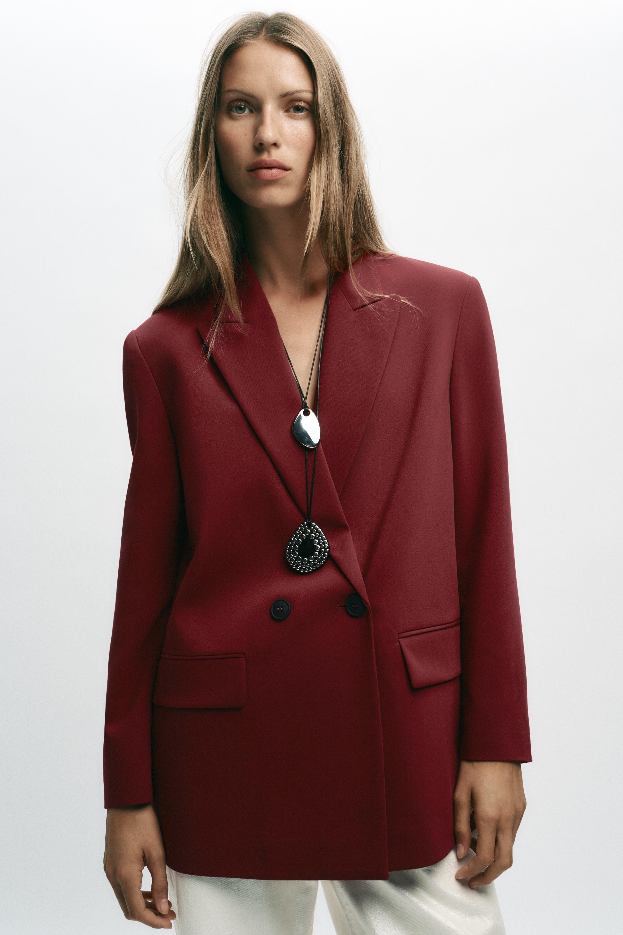 OVERSIZED DOUBLE BREASTED BLAZER | Zara US