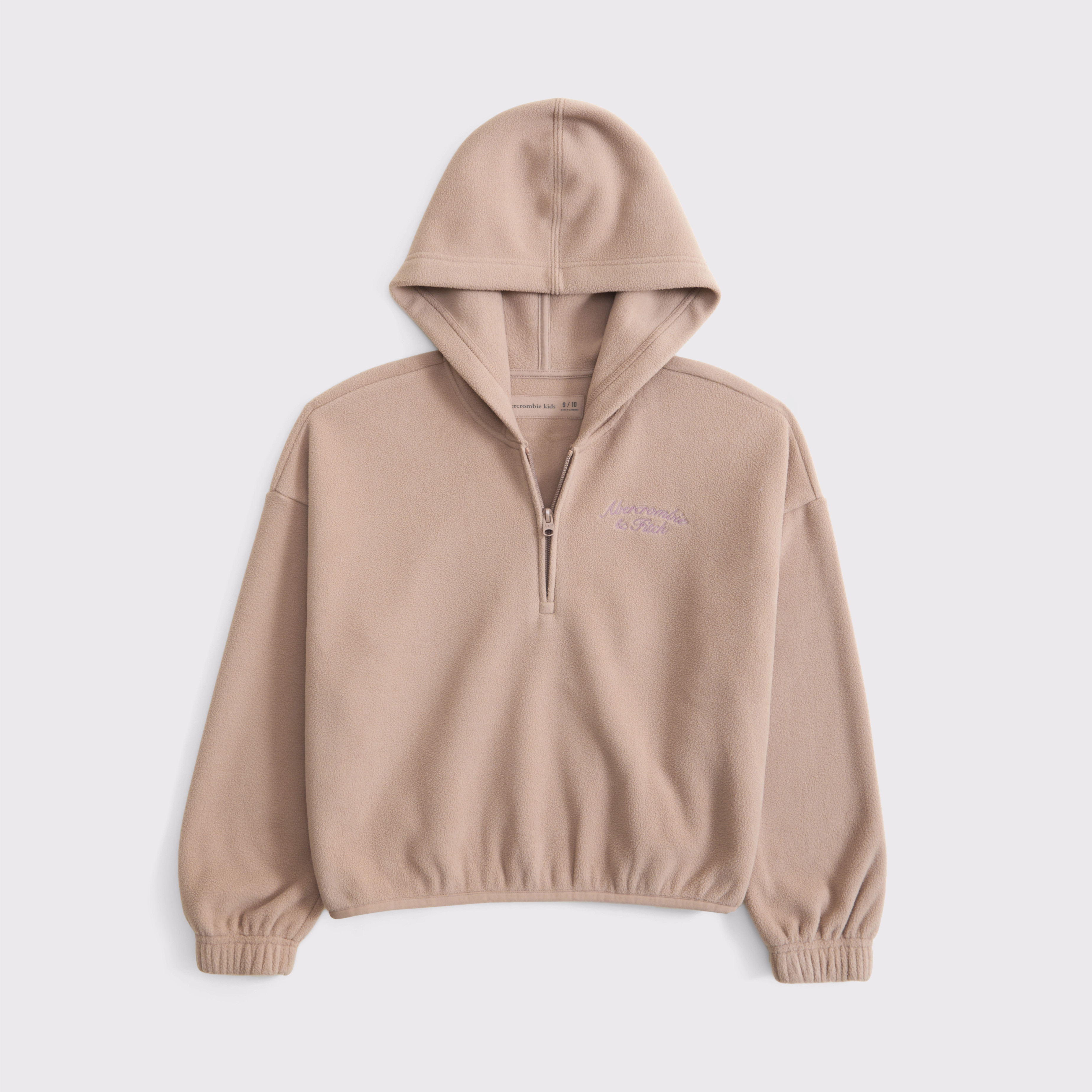 cozy half-zip popover hoodie | Abercrombie & Fitch (US)