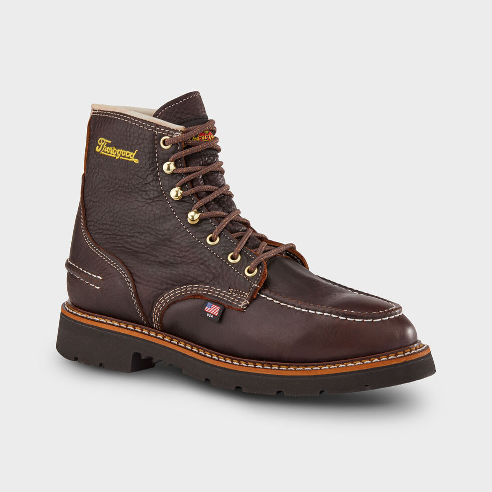 Men's Thorogood 6" Waterproof Moc Toe Boots | Duluth Trading Co.