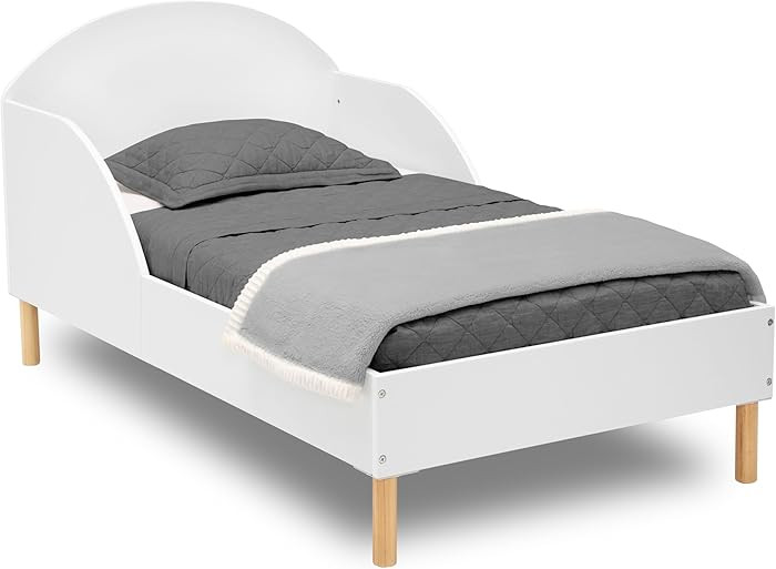 Delta Children Reese Toddler Bed - Greenguard Gold Certified, Bianca White | Amazon (US)