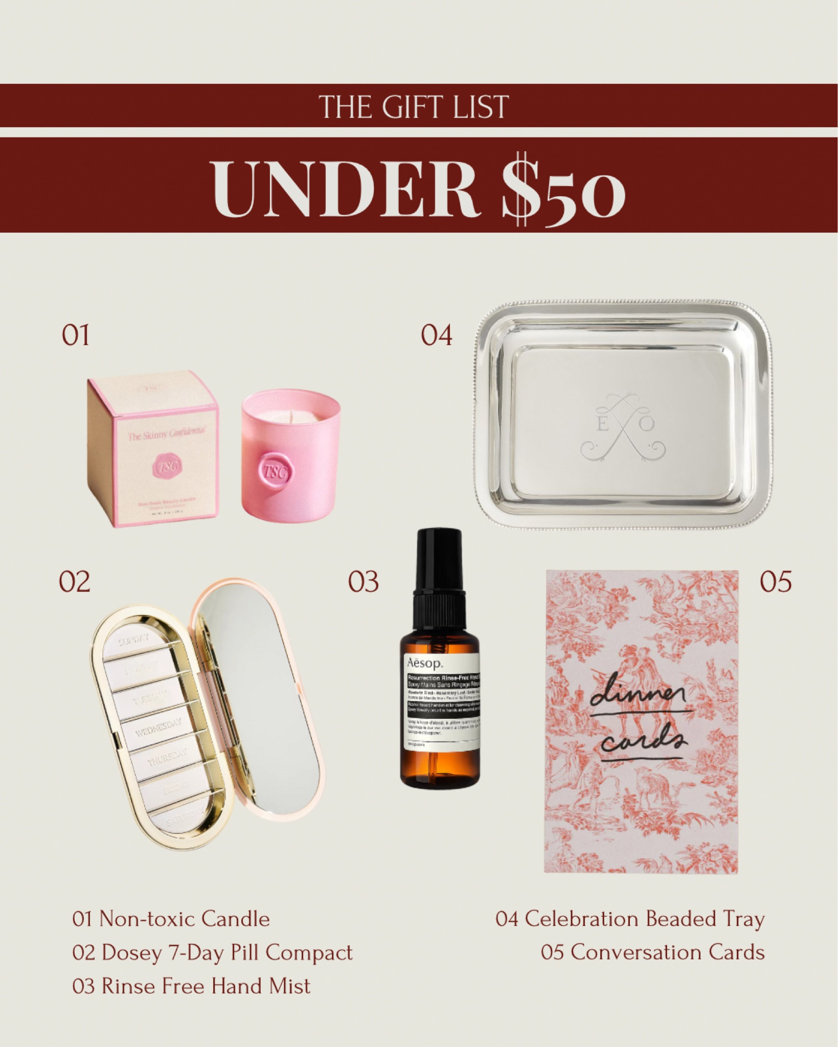 Perfect gifts  under $50 that everyone will love! 

#LTKFindsUnder50 #LTKHome #LTKGiftGuide