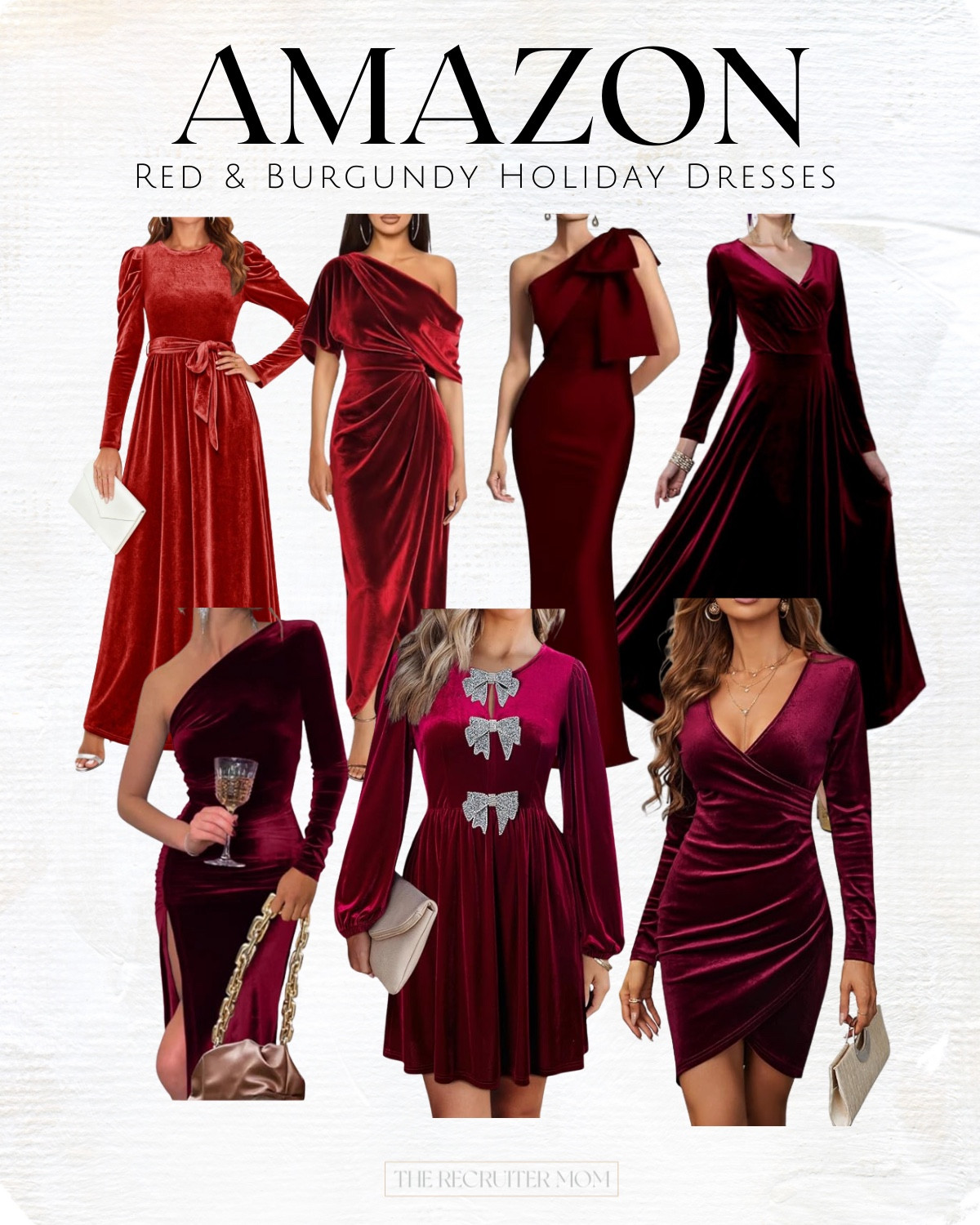 Holiday Red Velvet Dresses from Amazon #holidayparty #dressyholiday 

 

#LTKHoliday #LTKSeasonal #LTKMidsize