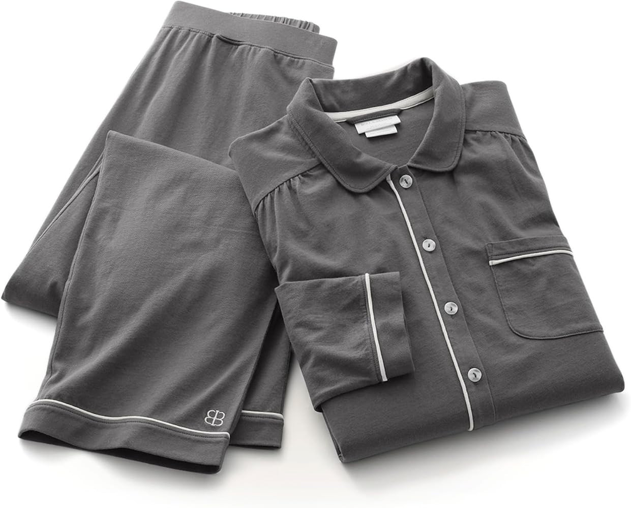 BOLL & BRANCH Women's Soft Knit Long Sleeve & Pants Pajama Set | Amazon (US)
