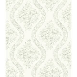 Magnolia Home by Joanna Gaines Coverlet Floral Spray and Stick Wallpaper MH1595 - The Home Depot | The Home Depot