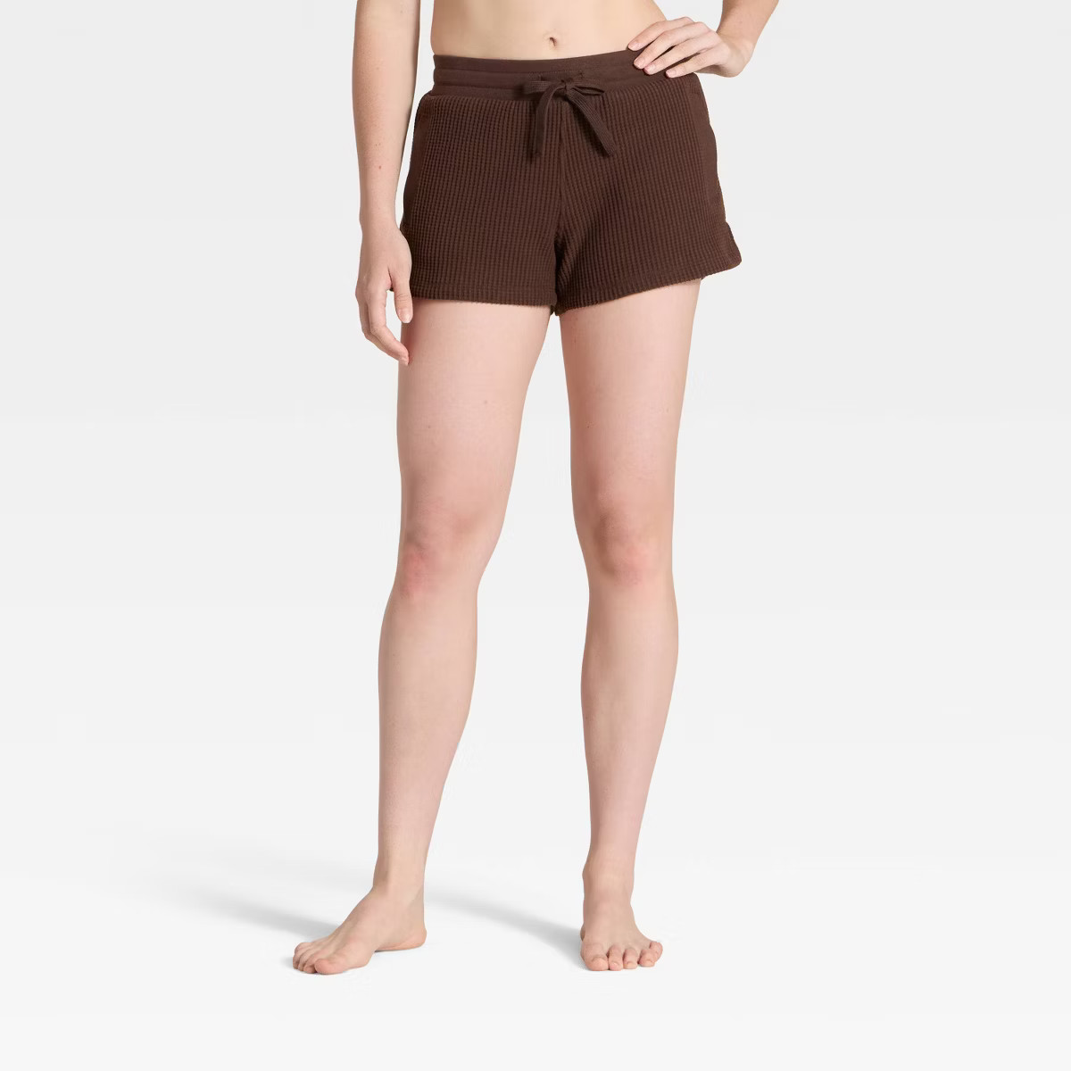 Women's Waffle Lounge Shorts - Auden™ Pink M | Target