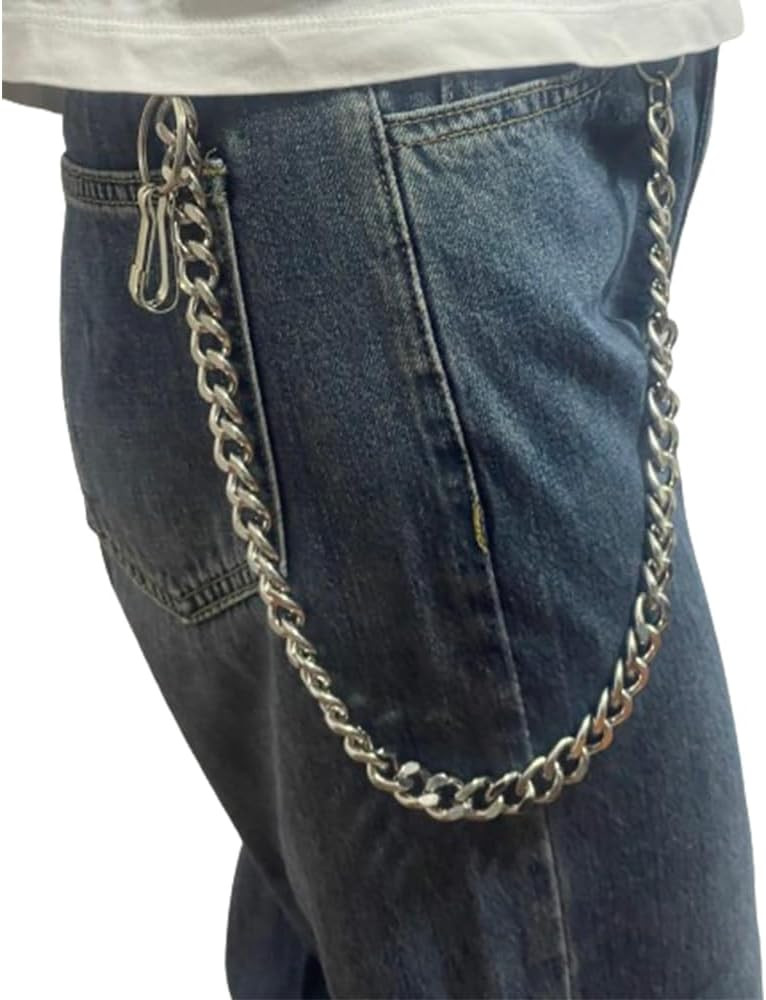 PINKPIN Wallet Chain Pants Chain Belt Chain Hip Hop Punk Jeans Chain Key Chain Goth Accessories f... | Amazon (US)
