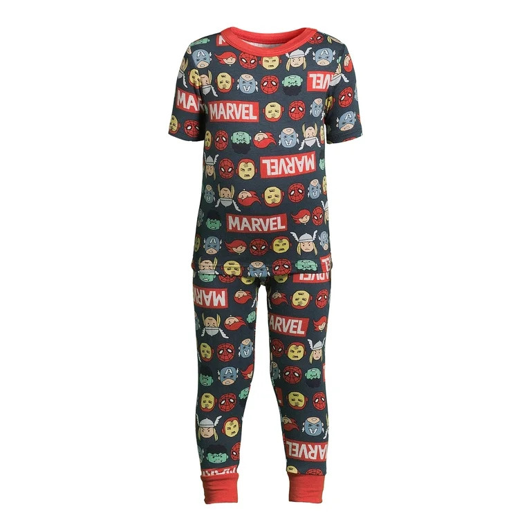 Character Toddler Boy Viscose 2-Piece Pajama Set, Size 12M-5T | Walmart (US)