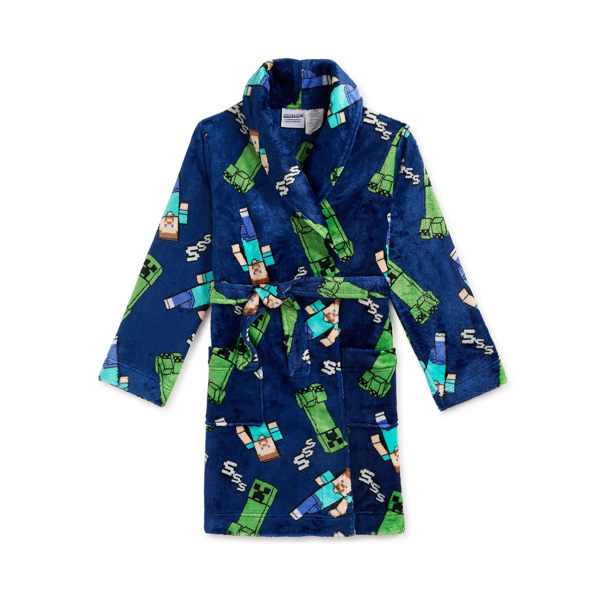 Minecraft Boys Pajama Robe, Sizes 4-12 | Walmart (US)