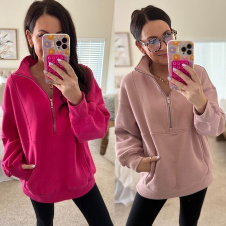 Lululemon scuba dupe restocked and on sale sale and on prime!! wearing a medium definitely runs very oversize. No need to size up the best part about it is that it’s long enough to wear with leggings. It is so cozy. You’ll want a bunch of different colors.

#LTKfindsunder50 #LTKsalealert #LTKstyletip