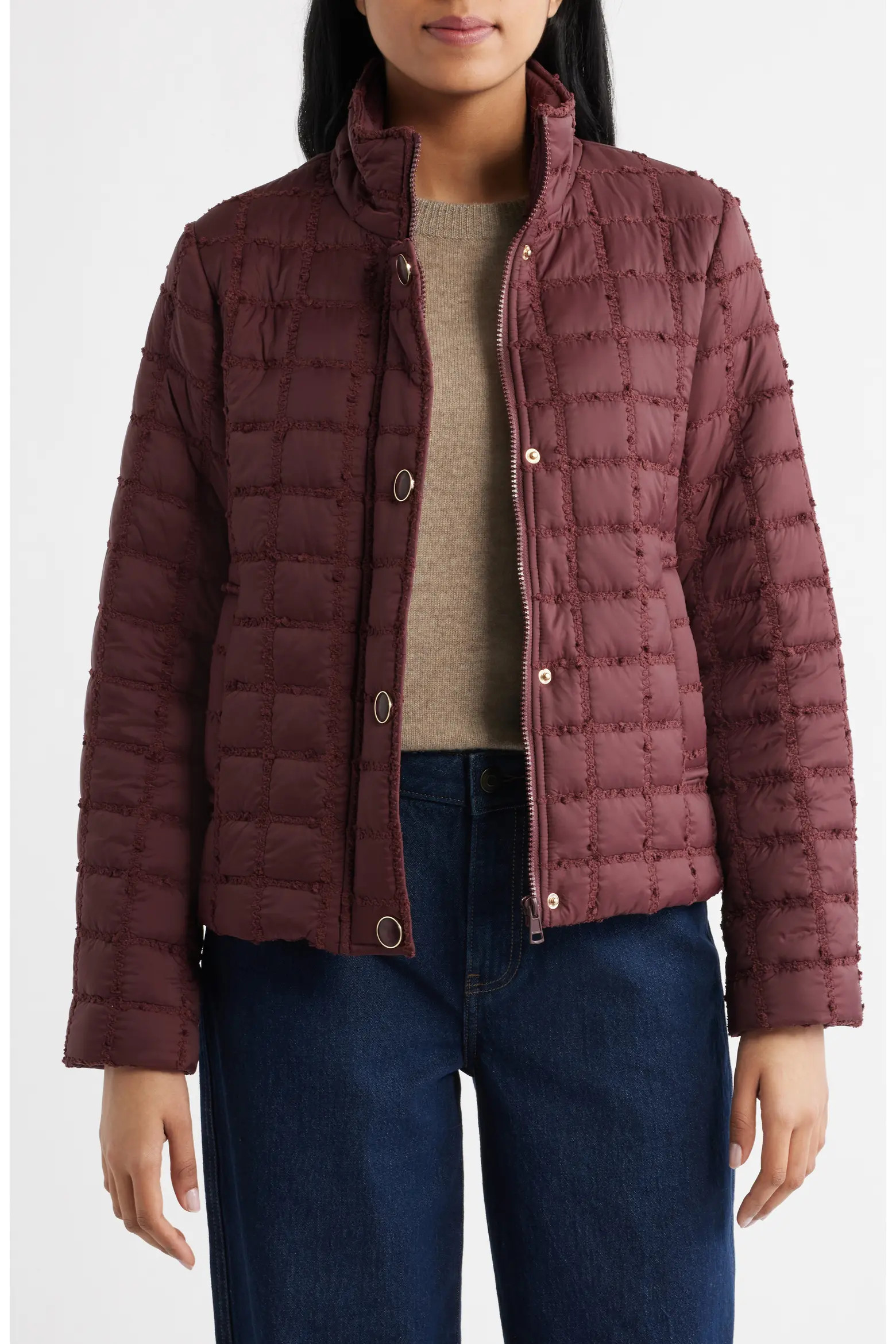 Short Quilted Jacket (Women) | Nordstrom | Nordstrom