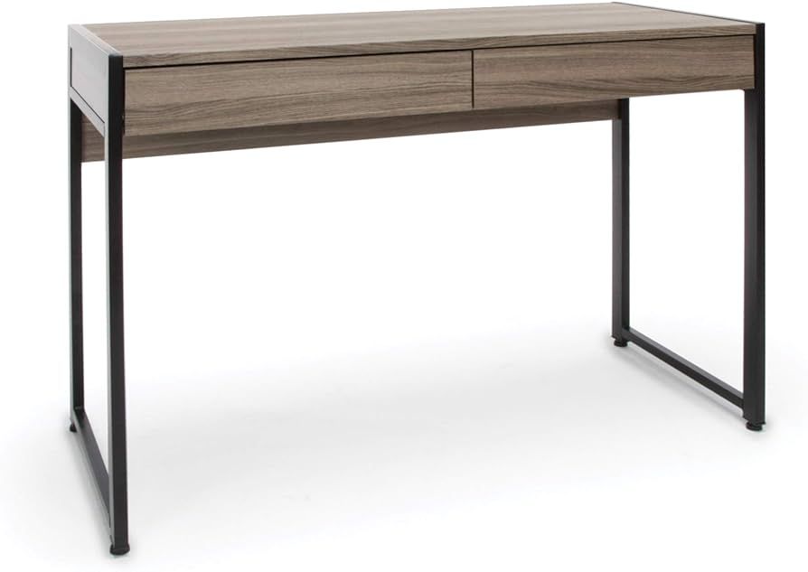 OFM ESS Collection 2-Drawer Office Desk, Driftwood | Amazon (US)