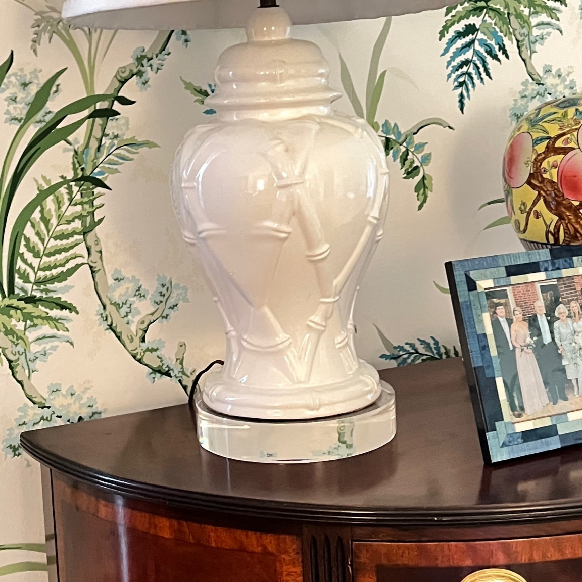 Linking two retailers for the acrylic lamp risers. Currently out of stock at one but save this post for later!