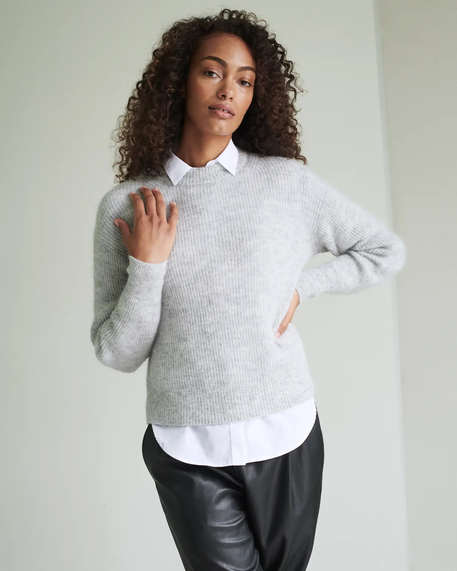 Baby Alpaca-Wool Crew | Quince