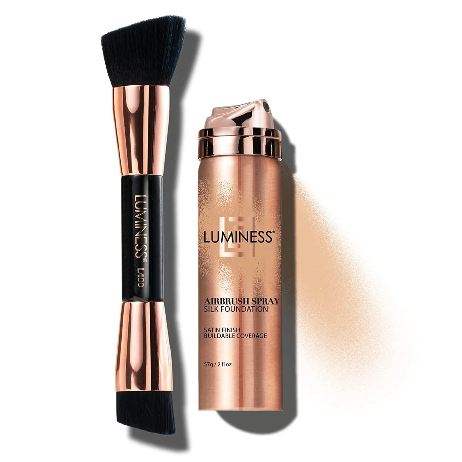 Luminess Silk Airbrush Foundation with Buffing Brush, 2 fl oz | Walmart (US)