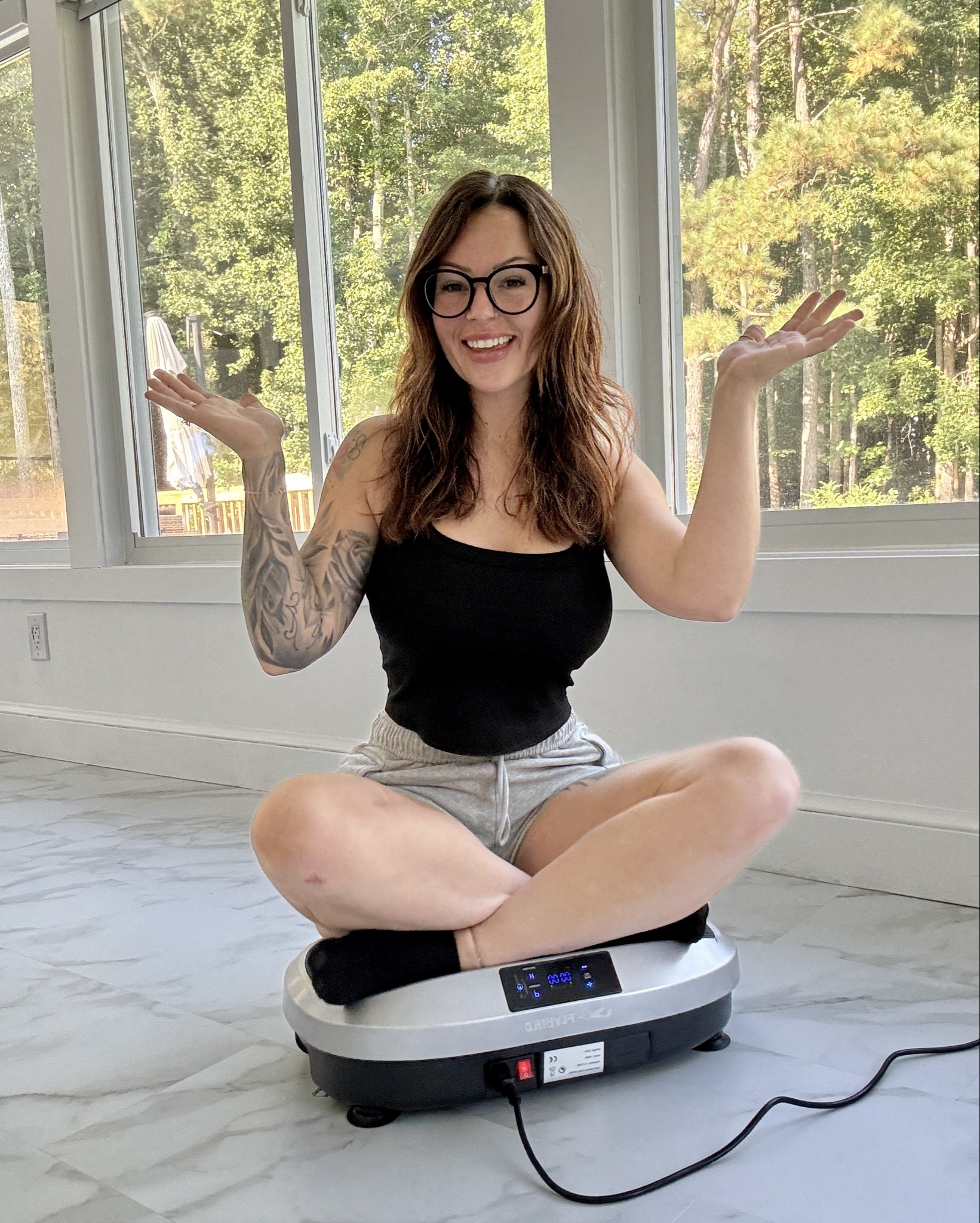 Just so you know. The really does work 😉 what it does 👇🏼
•Improved muscle strength and tone.
•Enhanced circulation
•Better lymphatic drainage
•Boosted metabolism
•Improved bone density 
•Enhanced flexibility and range of motion
•Faster muscle recovery
•Core activation
•Better balance and coordination 
•Reduced cellulite appearance
•Low-impact exercise 

#ﬁtness #athomeworkout #athomefitness  

#LTKActive