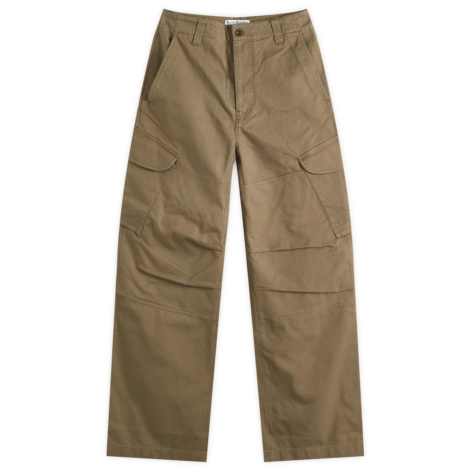 Acne Studios Men's Patsono Dry Cotton Twill Cargo Pants Green | END. Clothing