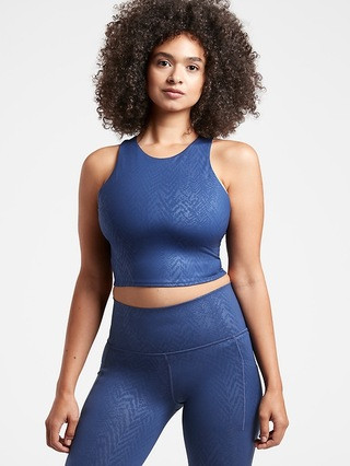 Conscious Embossed Crop D-DD | Athleta