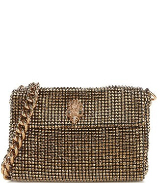 Rhinestone Gold Small Party Shoulder Bag | Dillard's