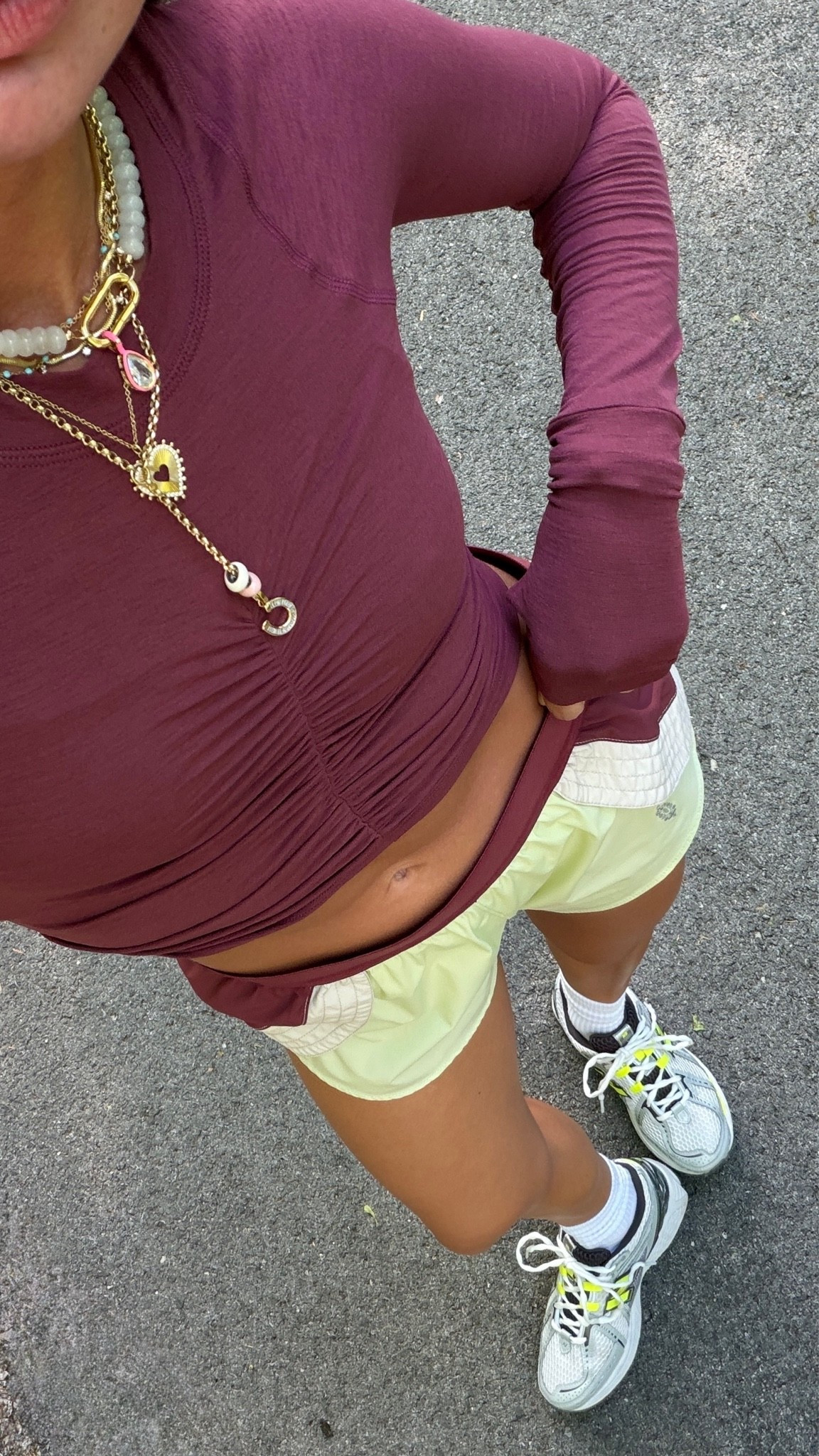 Wearing xs in both!
