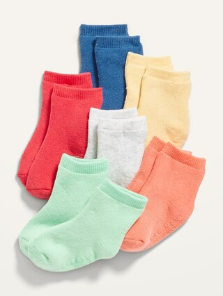 Solid Crew Socks 6-Pack for Baby | Old Navy (US)