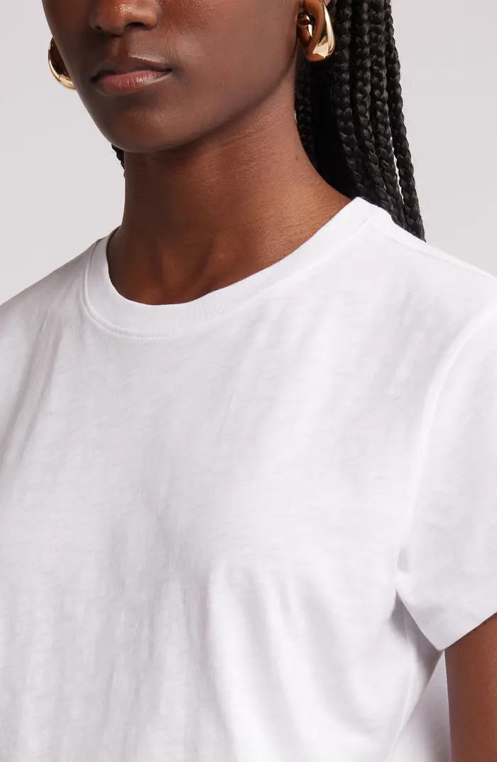 Pima Cotton Slub Crewneck T-Shirt | Nordstrom