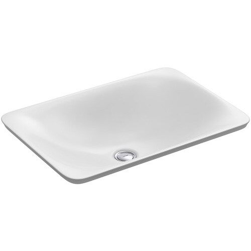 KOHLER Carillon White Vessel Rectangular Bathroom Sink (21.125-in x 14.5625-in) Lowes.com | Lowe's