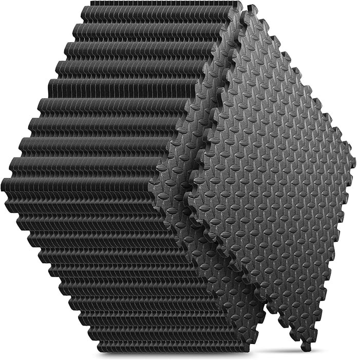 32 Pack Home Gym Mat, Puzzle Exercise Mat, EVA Interlocking Foam Floor Tiles for Home Workout Equ... | Amazon (US)