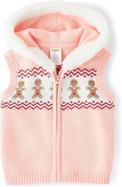 Gymboree Girls' and Toddler Sweater Vest | Amazon (US)