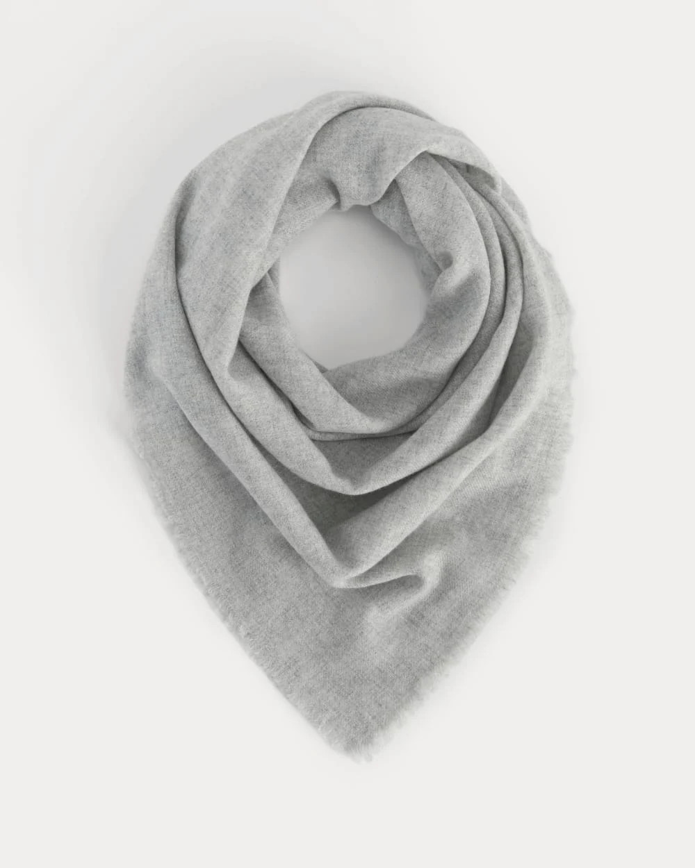 The Cashmere Feather Scarf | Heathered Grey | Everlane