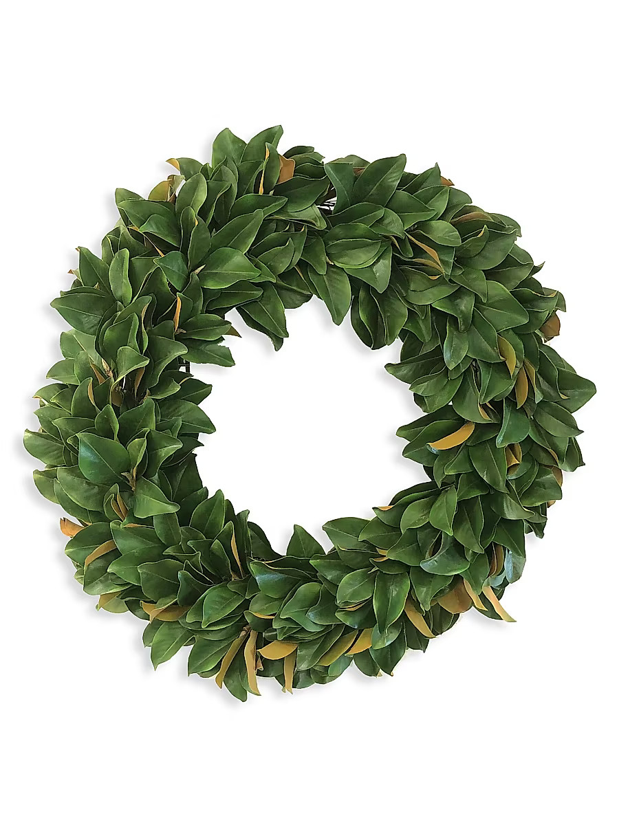 Everyday Imitation Magnolia Leaf Wreath | Saks Fifth Avenue