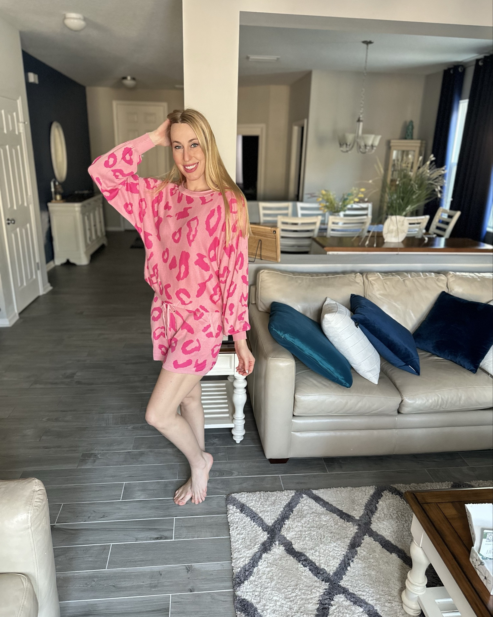 Pink leopardy lounge set
💓  this set is amazing.  Stretchy, comfy and loose fitting
💓 they come in so many different colors and styles
💞 fits true to size, wearing size small

#LTKStyleTip #LTKFindsUnder50 #LTKFindsUnder100