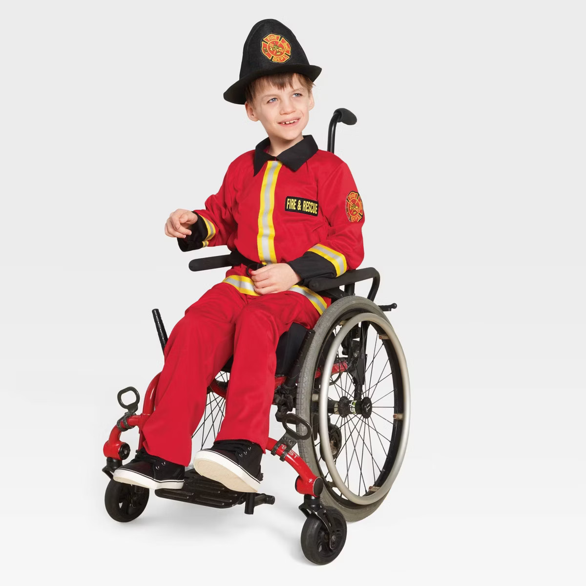 Kids' Adaptive Firefighter Halloween Costume with Hat - Hyde & EEK! Boutique™ | Target