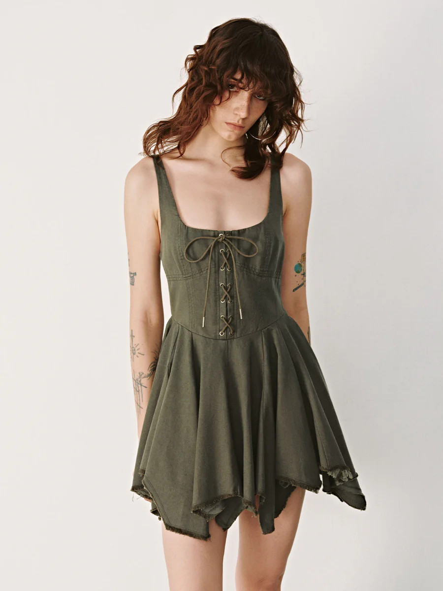 Cami Irregular A-Line Dresses | Urban Revivo