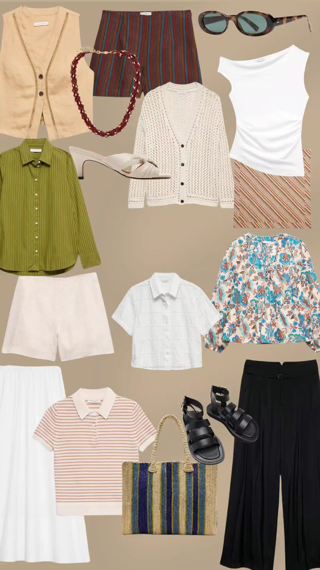 Banana Republic spring summer style. Style inspiration. Wardrobe capsule. 

#LTKSaleAlert #LTKSeasonal #LTKootd