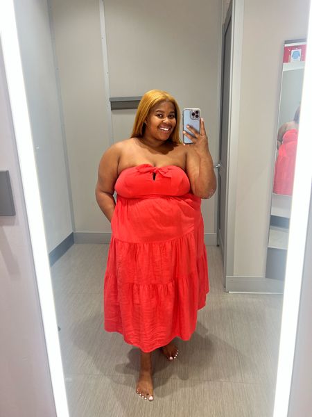 Plus size friendly strapless midi sundress from Target 


#LTKFind #LTKcurves #LTKunder50