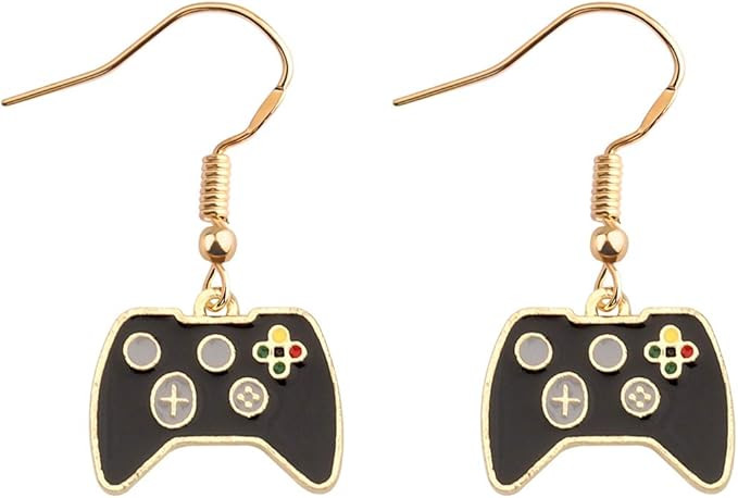 SEIRAA Gamer Earring Game Lover Jewelry Gift for Her Game Enthusiast Dangle Hook Jewelry | Amazon (US)