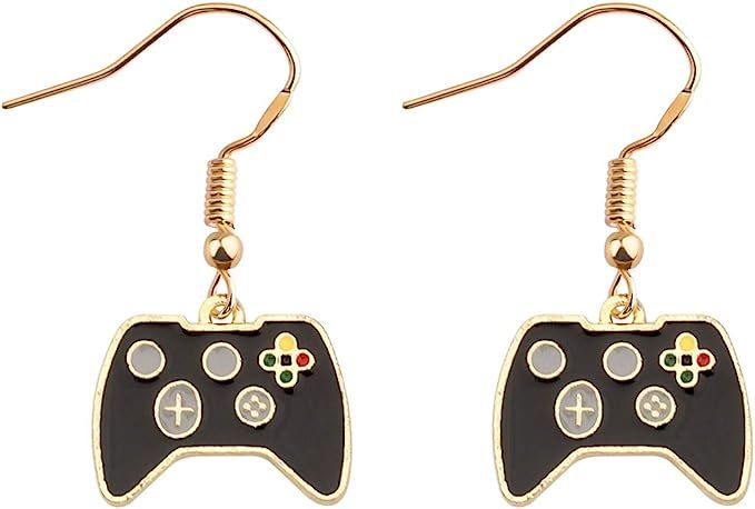SEIRAA Gamer Earring Game Lover Jewelry Gift for Her Game Enthusiast Dangle Hook Jewelry | Amazon (US)