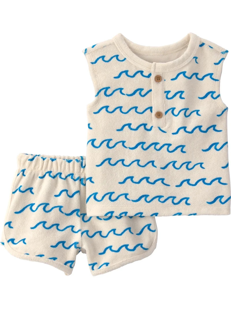 Carter's Child of Mine Baby Boy Outfit Set, 2-Piece, Sizes 0/3-24 Months | Walmart (US)