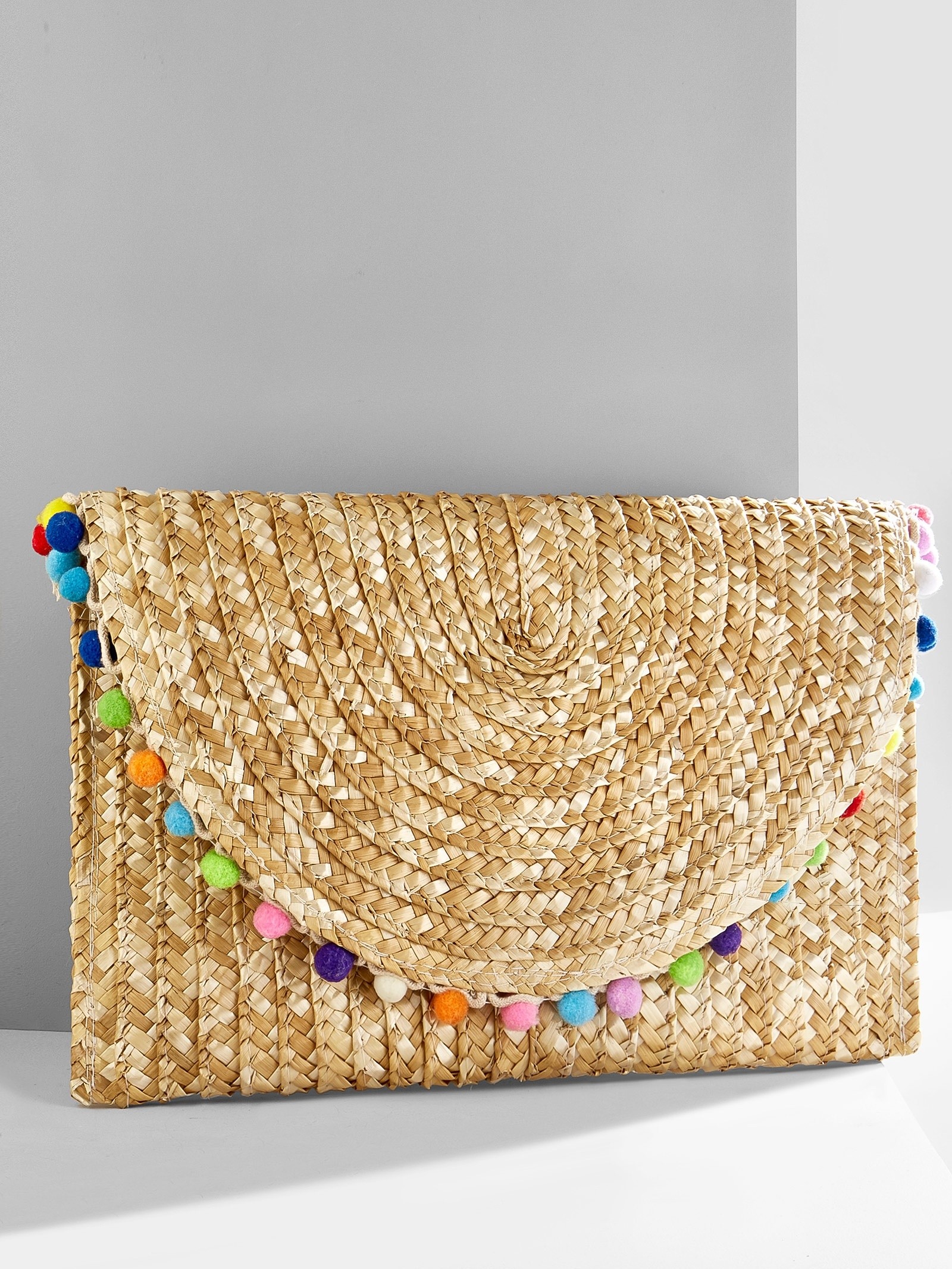 Carmelita Pom Pom Clutch | BaubleBar (US)