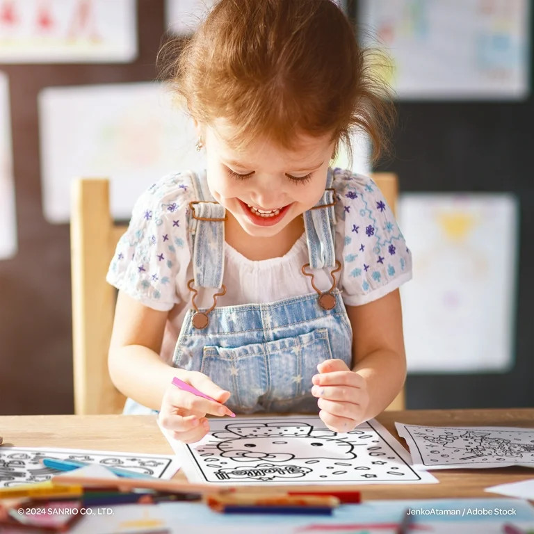 Sanrio Hello Kitty 64-Page Coloring & Activity Book, by Bendon, Paperback | Walmart (US)