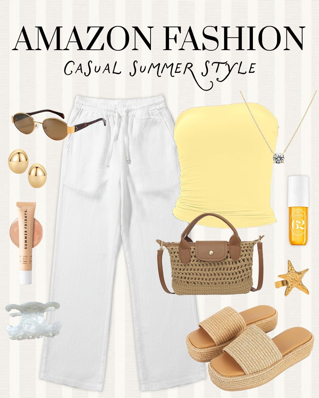 Casual and comfy but CUTE summer style from Amazon!

#amazonfinds

Amazon finds. Amazon fashion. Amazon new arrivals. Amazon summer style. Amazon linen pants.

#LTKootd #LTKgrwm #LTKSeasonal