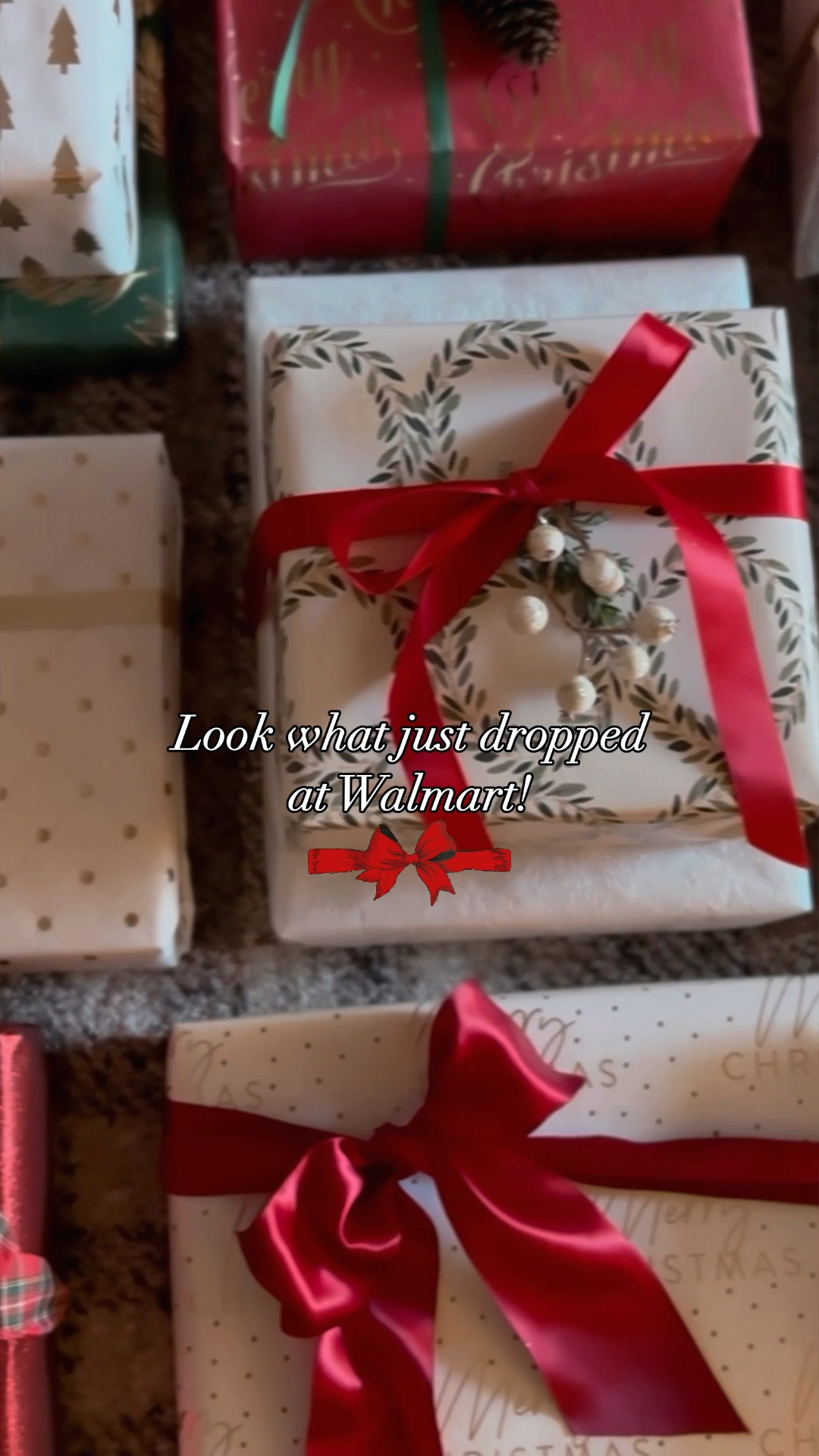 Our new luxury gift wrap collection from Walmart! 

#LTKHome #LTKWatchNow #LTKHoliday