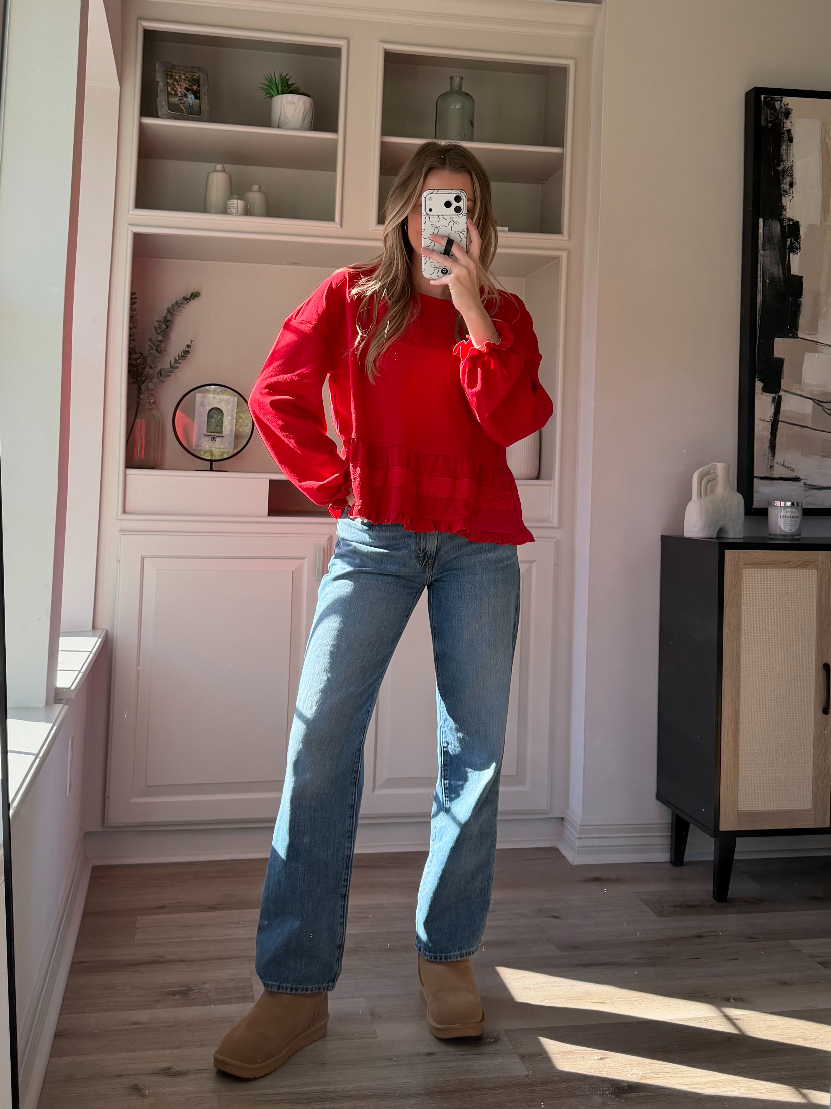 The cutest cropped oversized sweatshirt! Wearing small. 

 #LTKootd #LTKTall #LTKFindsUnder50