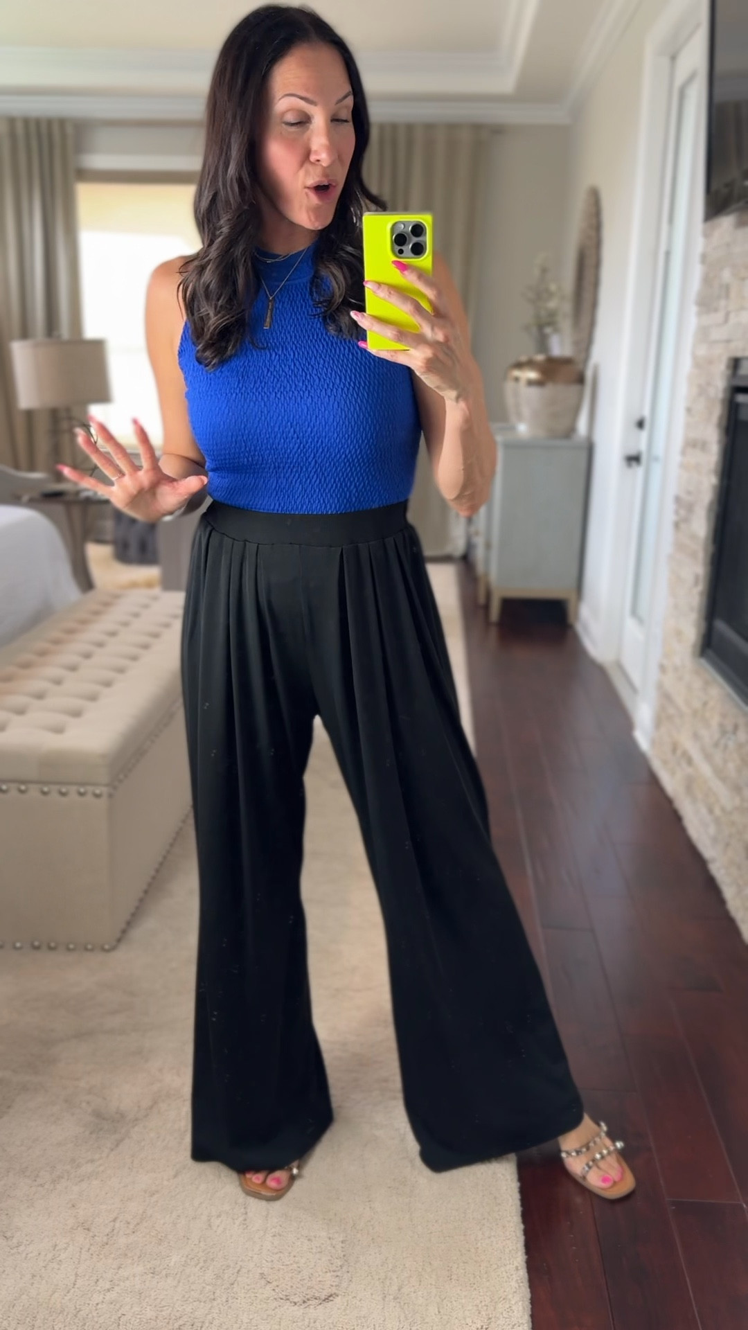 let me introduce to you my favorite pair of “fancy comfy pants” they run true to size, top + bottom are mediums. Shoes are 8.5 I normally size up to a 9. But these fit good and have a lot of stretch (and were under $10 last I checked!) 

#LTKStyleTip #LTKShoeCrush #LTKSeasonal