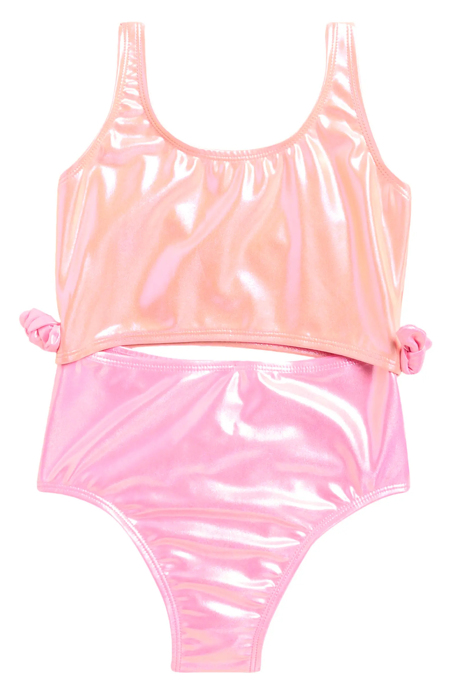 Kids' Foil Cutout One-Piece Swimsuit | Nordstrom Rack