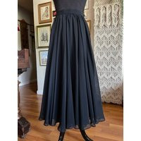 Circle Black Skirt | Etsy (US)