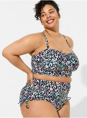 Slimfix High Rise Adjustable Sides Swim Bottom | Torrid (US & Canada)