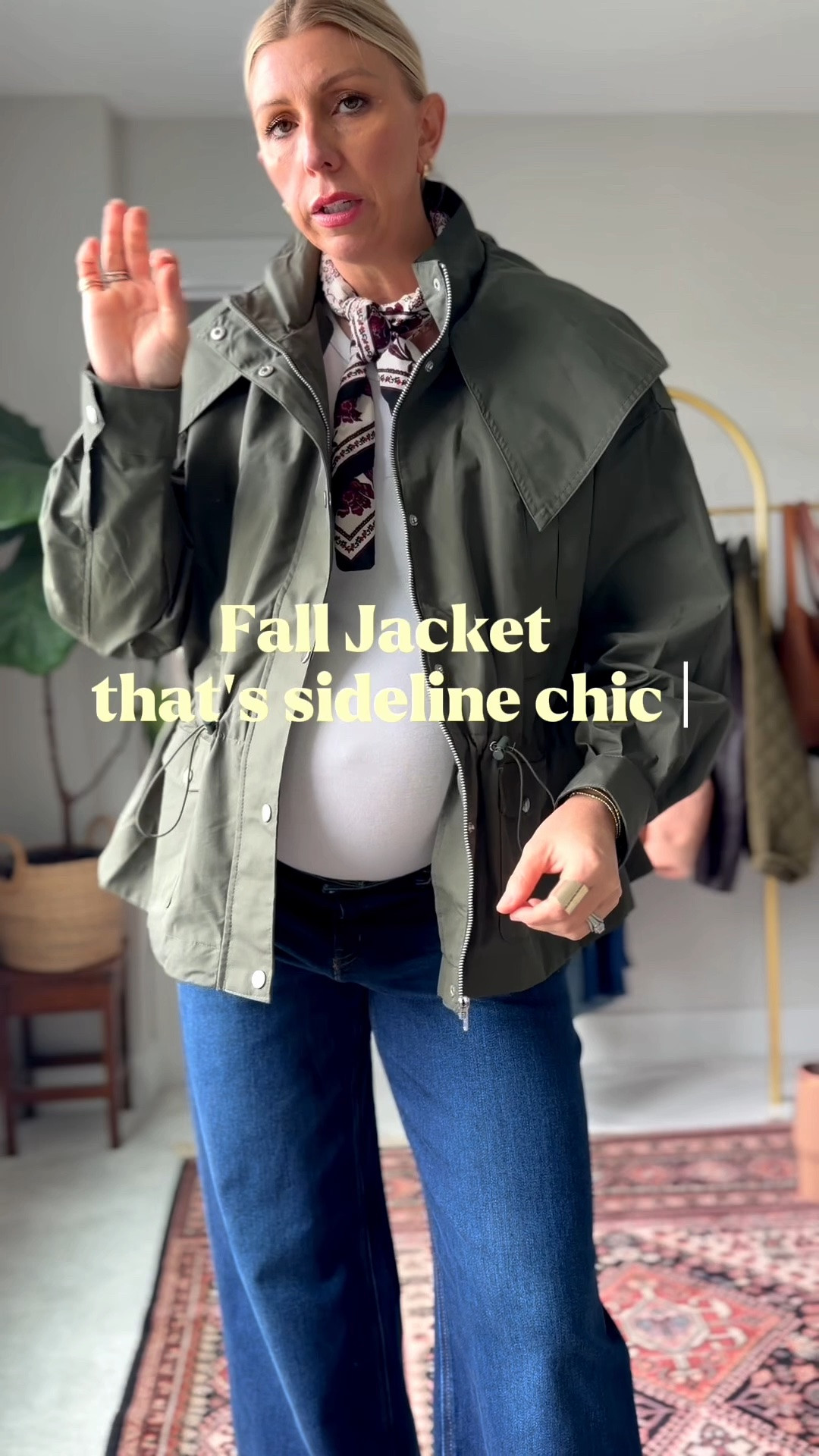Sideline chic for all the sports mom’s this fall- I found the perfect jacket that works for rain or wind, but also looks fashion forward ￼👏🏻
This jacket has a removable hood and fits true to size.

#LTKmomlife #LTKOver40 #LTKSeasonal