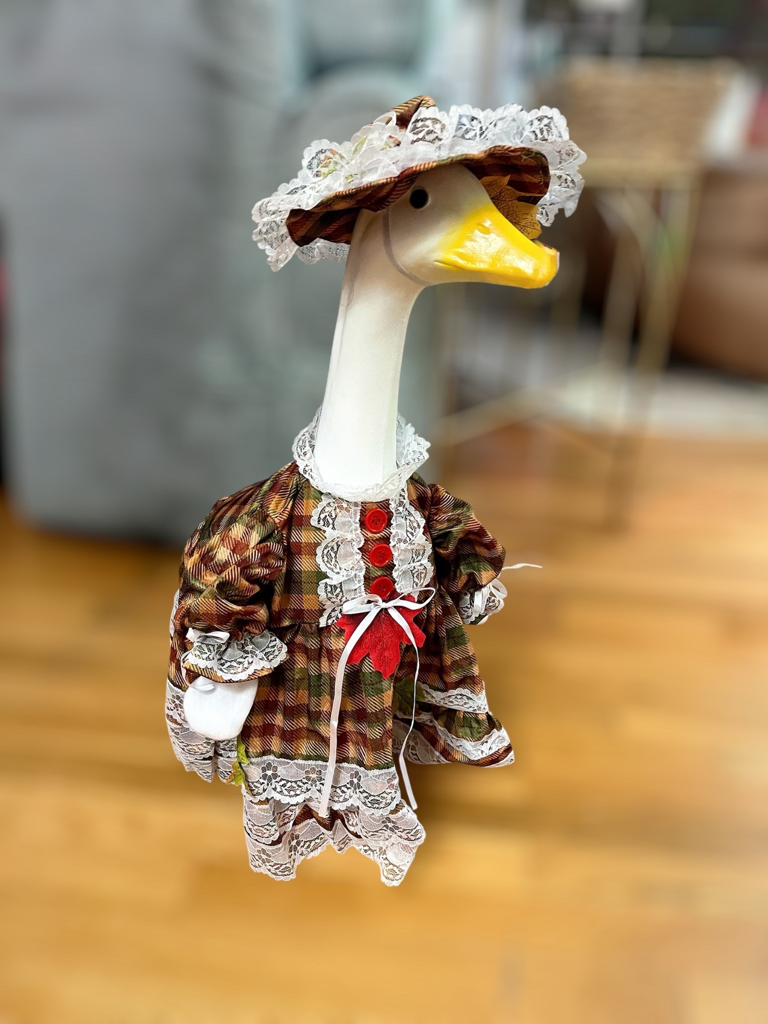 Bring timeless charm to your porch, entryway, or garden with the classic Union Products white goose statue 🪿✨. At 23” tall, this outdoor goose is the perfect size for dressing up in seasonal goose outfits all year long. Swap her looks for every occasion—🍂 a plaid fall dress with bonnet, 🎃 a witch costume for Halloween, 🎅 a Santa dress for Christmas, or 🌸 a sweet spring bonnet and polka dot dress.

This decorative garden goose makes a playful and nostalgic addition to your outdoor décor, while the plastic, weather-resistant material ensures it lasts season after season. Style it on your front porch, patio, or garden bed for a touch of whimsy that will delight neighbors and guests.

Perfect for holiday decorating, farmhouse style front porch décor, and year-round outdoor accents. Collect different goose clothes and costumes to give your goose a fresh look each month!


#LTKFindsUnder50 #LTKFindsUnder100 #LTKHome

#LTKHome #LTKFindsUnder100 #LTKFindsUnder50

#LTKFindsUnder100 #LTKHome #LTKFindsUnder50