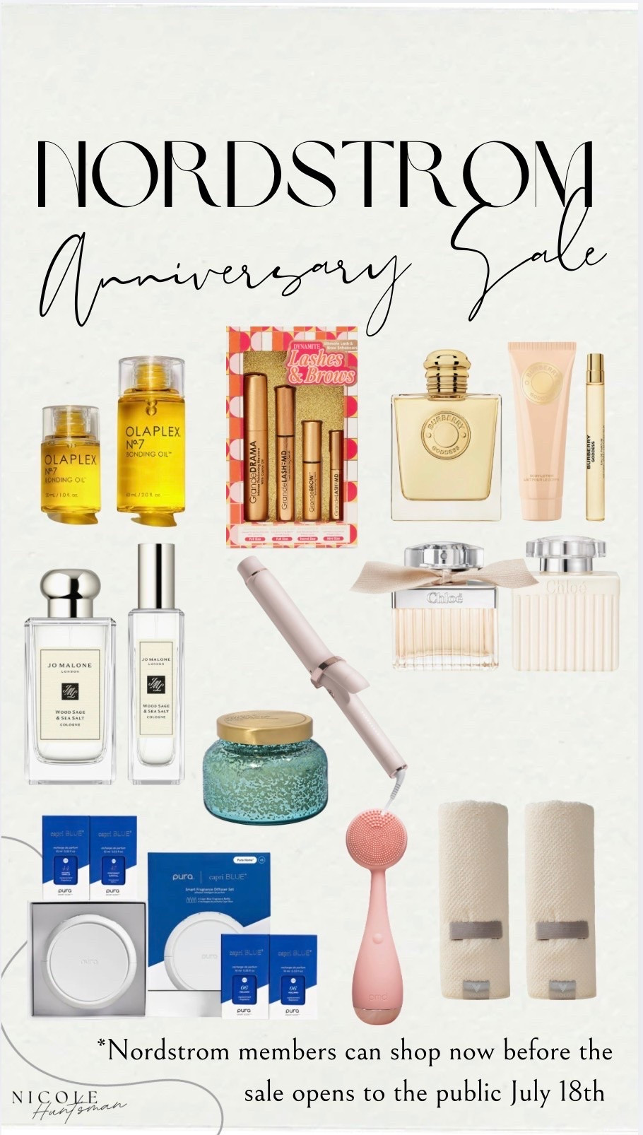Nordstrom Anniversary Sale-beauty favorites! Nordstrom members can shop early starting now & the sale is open to the public on the 18th 💗